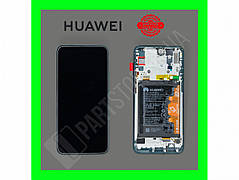 Дисплей Huawei P Smart Z Green (02352RXT) сервісний оригінал у зборі з рамкою, акб і датчиками