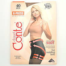 Колготки з утягивающими шортиками Conte X-press 40 Den жіночі еластичні колготи