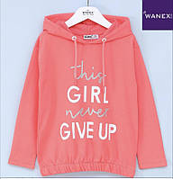 Кофта худі для дівчинки Wanex(Ванекс) 98. 110