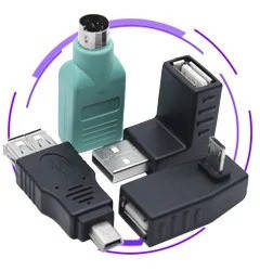 USB 2.0 перехідники, роз'єми