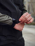 Мужская весенняя куртка хаки-черная Intruder SoftShell Lite 'iForce', фото 9