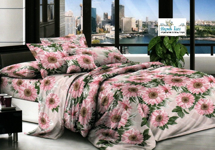 Комплект постельного белья семейный Бязь с двумя пододеяльниками ...