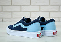 Жіночі кеди Vans Old Skool T&C Dress Blues/Captain's Blue, фото 2