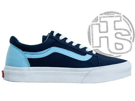 Жіночі кеди Vans Old Skool T&C Dress Blues/Captain's Blue, фото 2