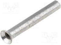 TUL-NI-00106 Bootlace ferrule; non-insulated; copper; 0.14mm2; 6mm; tinned