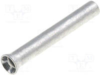 TUL-NI-00510 Bootlace ferrule; non-insulated; copper; 0.5mm2; 10mm; tinned
