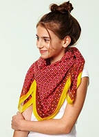 Яркий платок-шарф-косынка в звезды от тсм Tchibo (чибо), Германия