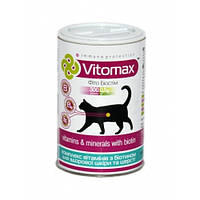 Vitomax з Біотіном для оздоровлення блискучої шерсті котів 300 таблеток