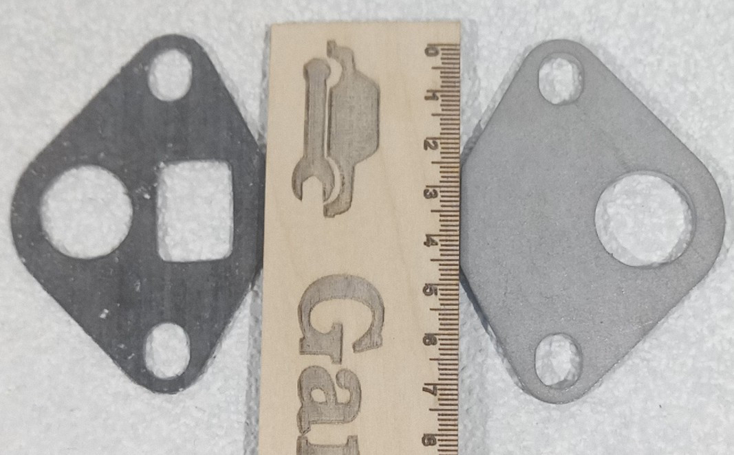 Заглушка клапана EGR (ЕГР) рециркуляції газів Ланос 16 кл. Нексія, Нубіра, Леганза з отвором (1 шт.), фото 1