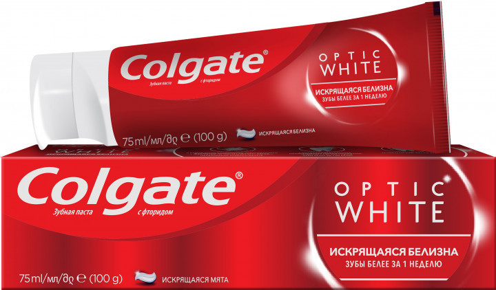 Зубна паста Colgate Optic White 75 мл.