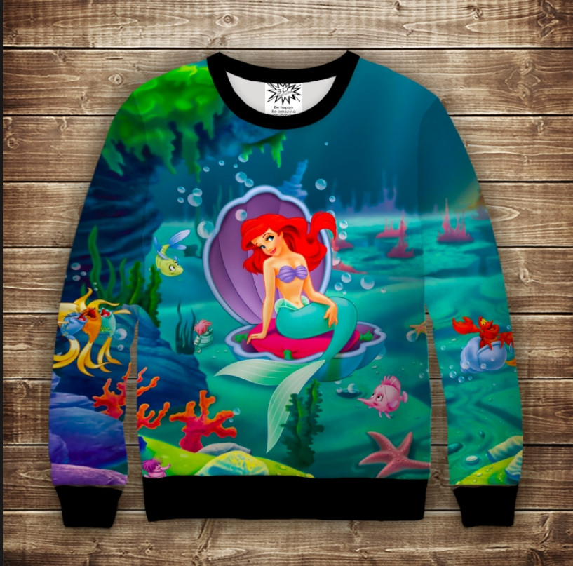 Світшот Русалонька/Свитшот The Little Mermaid