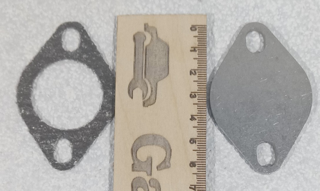 Заглушка клапана EGR (ЕГР) рециркуляції газів Фіат Добло 1.9, Пунто, Крима мала (1 шт.), фото 1