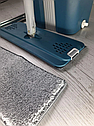 Швабра з відром з автоматичним віджимом (2 змін насадки) Scratch Anet Синій Швабра для миття підлоги, фото 7