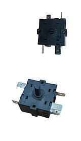 Перемикач для теплового нагрівача, електрокаміна 5 контактів (3+2)