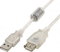 Удлинитель кабель юсб гнездо штекер USB 2.0 A - USB A