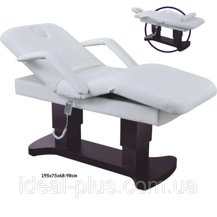 Массажный стол HEAT 3-мотора электрическая широкая косметологическая кушетка для массажа с ПОДОГРЕВОМ ZD-866Н - фото 4 - id-p489837890