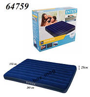 Надувной матрас двухспальный Intex 64759 (203х152х25 см)