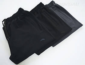 Великі розміри: 3ХL, 4XL, 5XL. Чоловічі спортивні штани ST-BRAND з трикотажу, Батали - темно-сині, фото 5