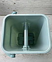 Швабра з відром з автоматичним віджимом (2 змін насадки) Scratch Anet М'ятний Швабра для миття підлоги, фото 8