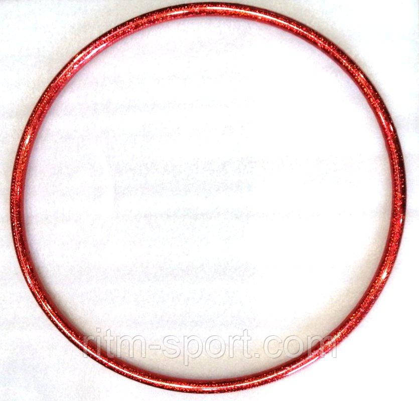 Обруч гімнастичний d 55 см у кольоровій голограмній обмотці