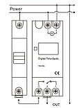 Реле часу з екраном 220V TCH15A, фото 7