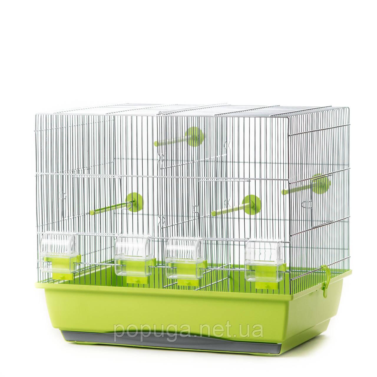 Клітка Inter Zoo Messi Zinc 54*38,5*47 для папуг і птахів, фото 1