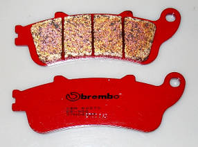 Мотоколодки BREMBO 07HO43SP аналог TRW MCB705SH / FERODO FDB2075/ EBC FA261 /Braking 813 /SBS 736LS