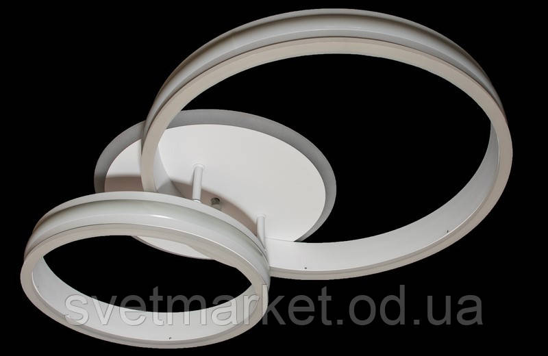 Світлодіодна красива люстра 55041-2BB WH LED 3color dimmer
