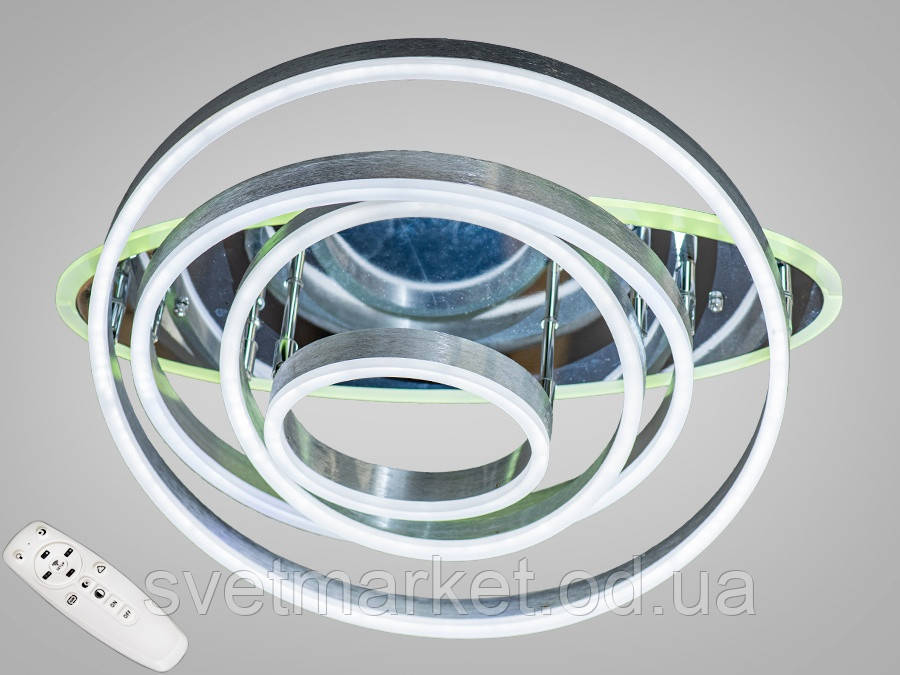 Стельова світлодіодна люстра з димером 7005/4NEW HR LED RGB dimmer