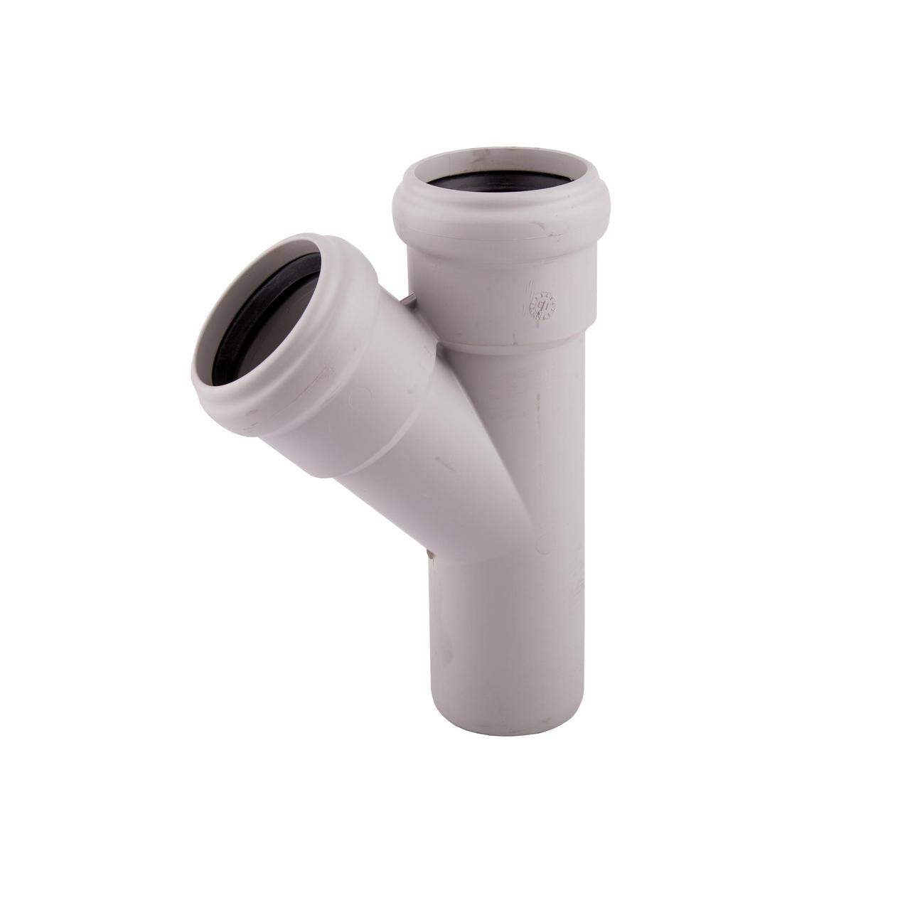 Трійник PPR каналізаційний Ostendorf Skolan 100, 87°, фото 1