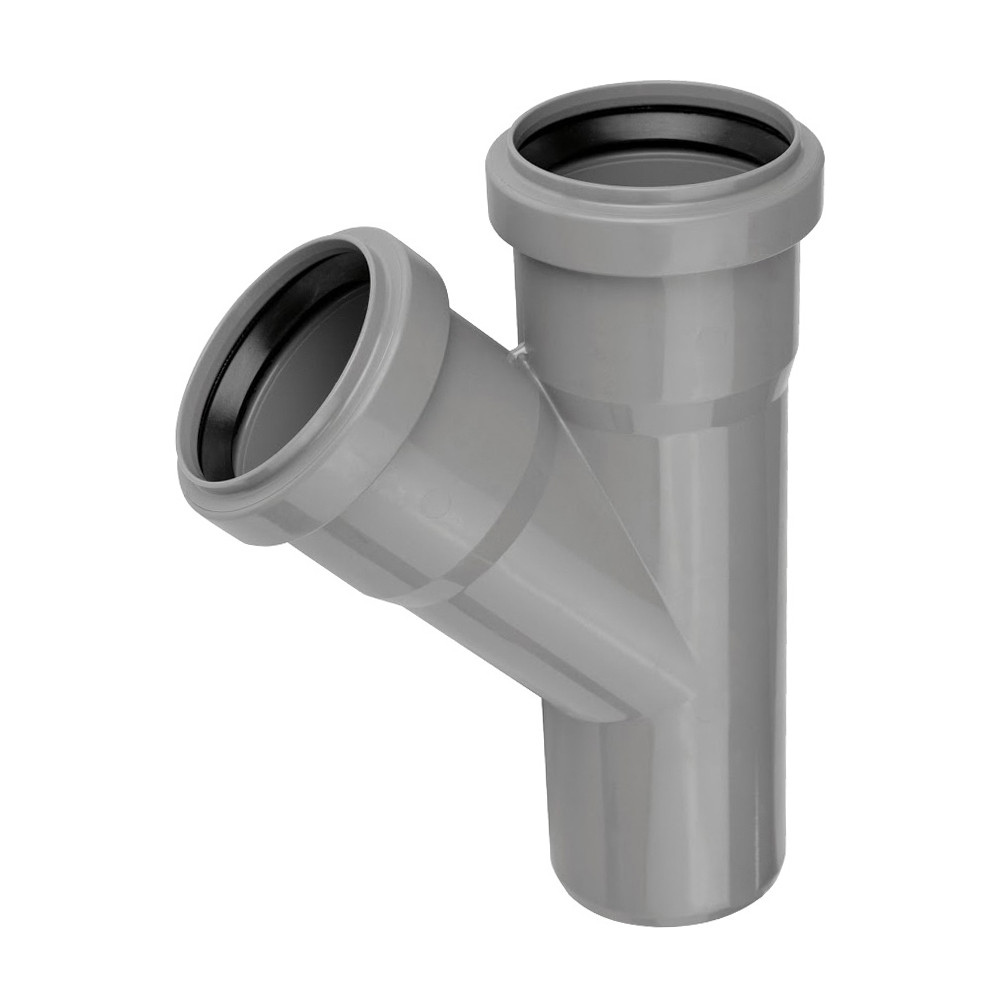 Трійник PPR каналізаційний Ostendorf HT-Safe 110, 67°, фото 1