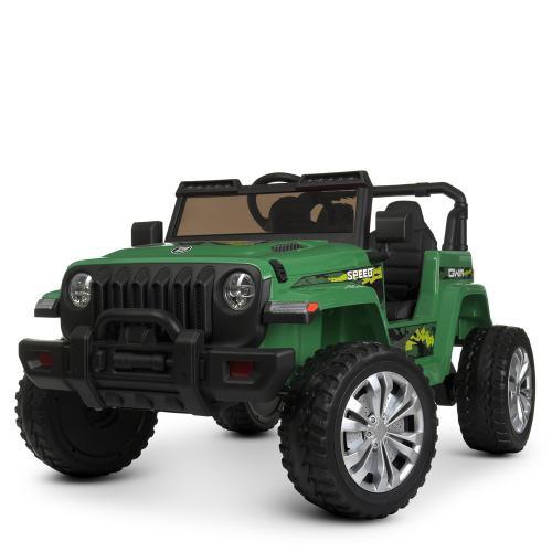 Детский электромобиль Bambi M 4557EBLR-10 темно-зеленый