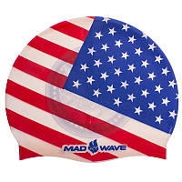 Шапочка для плавания MadWave USA M055303 gsport