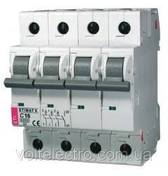Автоматичні вимикачі ETIMAT 10 AC 3p+N, 16A, фото 1