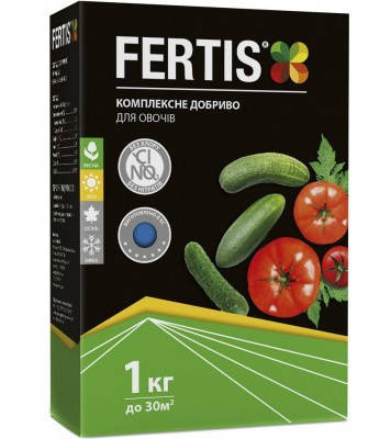 Добриво для овочів NPK 11-9-20+ME (1 кг), FERTIS, фото 1