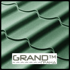 Металочерепиця RAL 6020 матова 0,5 мм ( Шведський метал SSAB)