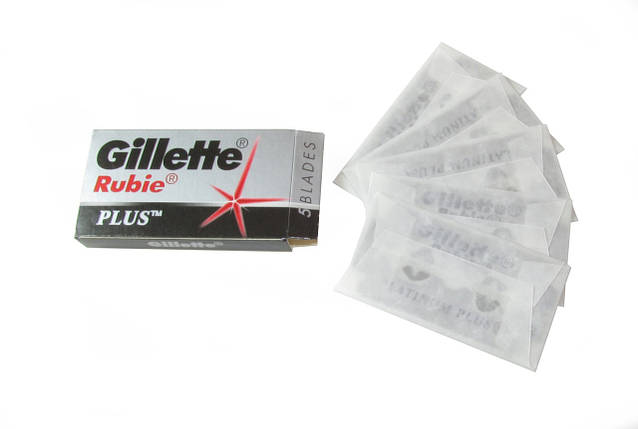 Леза Gillette Rubie platinum 5шт, фото 1