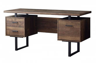 Стіл офісний Лофт з ящиками для ноутбука 200*60*76 см. Стіл письмовий комп'ютерний в офіс, меблі стиль Loft