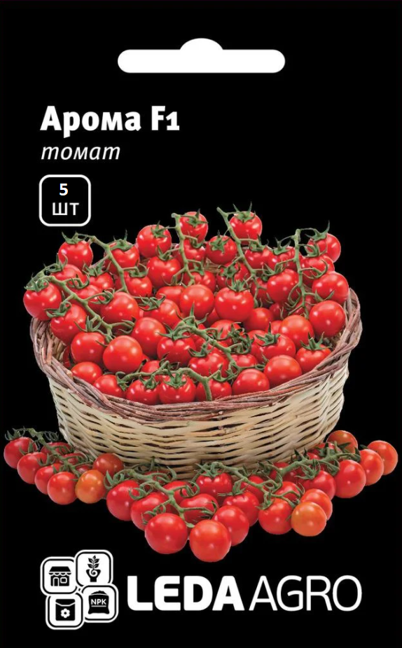 Томат Арома F1, коктейльний, 5 шт (Leda Agro), фото 1