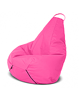 Бескаркасное кресло-мешок "Груша" 130х90 (розовый) Oxford 600 Den