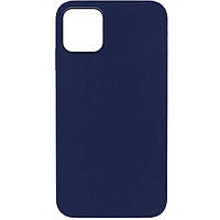 Чехол Fiji Soft для Apple Iphone 12 Pro силикон бампер темно-синий