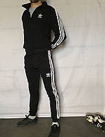 Спортивный костюм Адидас мастерка на молнии штаны на манжете мужской трикотажный Adidas Originals