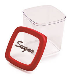 Контейнер харчовий Snips Sugar для зберігання цукру 1 л, Червоний