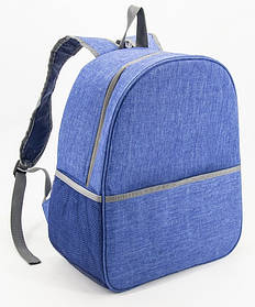 Терморюкзак Time Eco TE-3025, холодильний рюкзак для їжі, термосумка для ланчу, Синій