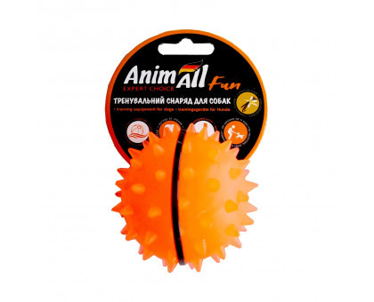 Игрушка AnimAll Fun мяч-каштан, оранжевый, 7 см