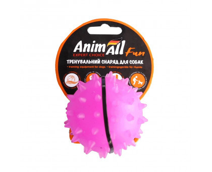 Іграшка AnimAll Fun м'яч-каштан, фіолетовий, 7 см