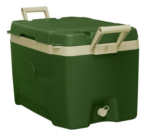 Ізотермічний контейнер на 52 л Igloo Sportsman Quantum Green 55, термобокс, термохолодильник, Зелений, фото 1
