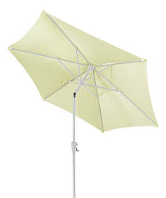 Садова парасолька Time Eco TE-004 розбірна пляжна парасолька Антивітер від сонця з нахилом, 6 спиць, бежевий