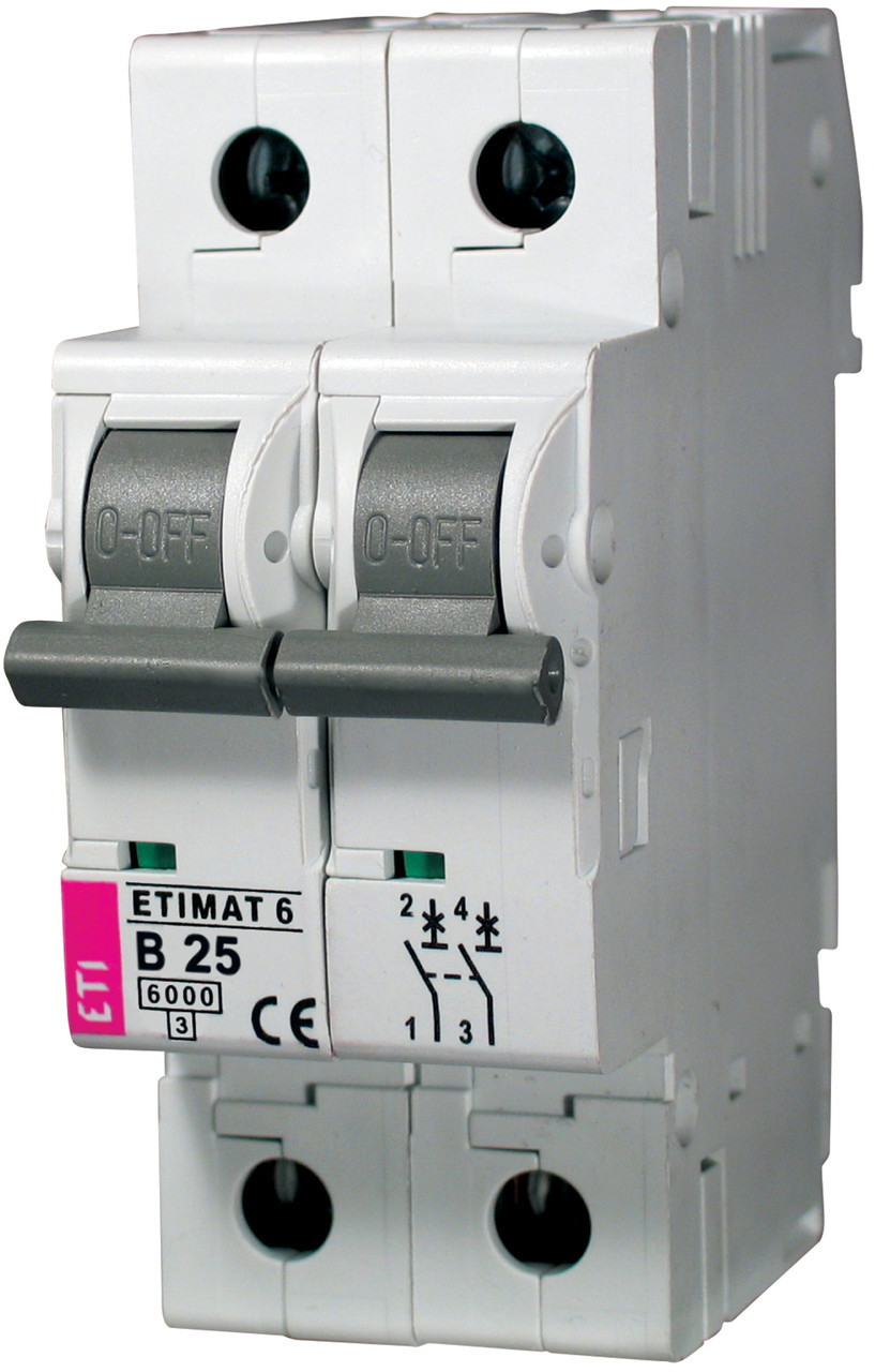 Авт. вімкач ETIMAT 6 2p B 25 А (6 kA) 2113518