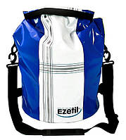 Термосумка 11 л Ezetil Keep Cool Dry Вag водонепроницаемая, универсальная, холодильная сумка, Синий с белым